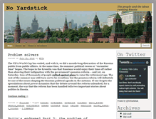 Tablet Screenshot of noyardstick.com